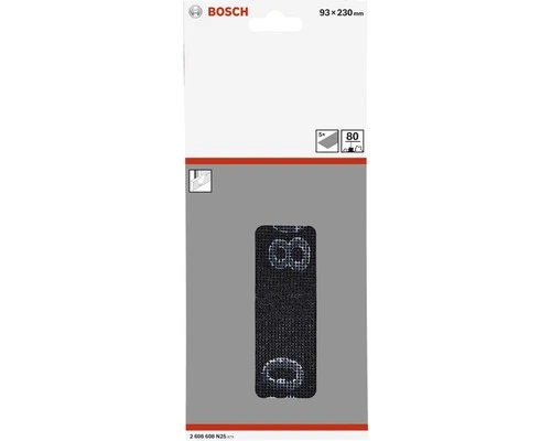 BOSCH Schuurgaas Voor Handmatig Schuren 93x230 Mm K80, 5 Stuks 4 BOSCH Schuurgaas Voor Handmatig Schuren 93x230 Mm K80, 5 Stuks - Afbeelding 2