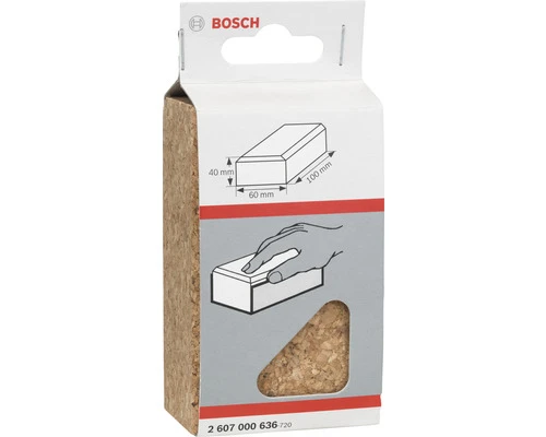 BOSCH Handschuurblok 100x60 Mm Kurk 3 BOSCH Handschuurblok 100x60 Mm Kurk