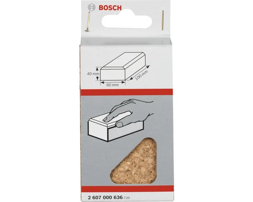 BOSCH Handschuurblok 100x60 Mm Kurk 5 BOSCH Handschuurblok 100x60 Mm Kurk - Afbeelding 3