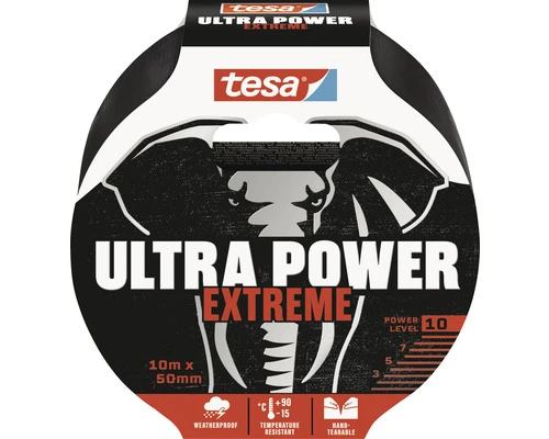 TESA Ultra Power Extreme Reparatietape Zwart 50 Mm X 10 M 3 TESA Ultra Power Extreme Reparatietape Zwart 50 Mm X 10 M