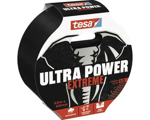 TESA Ultra Power Extreme Reparatietape Zwart 50 Mm X 10 M 5 TESA Ultra Power Extreme Reparatietape Zwart 50 Mm X 10 M - Afbeelding 3