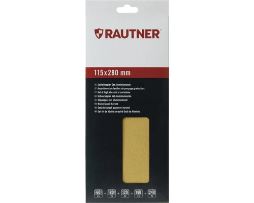 RAUTNER Schuurpapierset Alox 10-delig 115 X 280 Mm 4 RAUTNER Schuurpapierset Alox 10-delig 115 X 280 Mm - Afbeelding 2