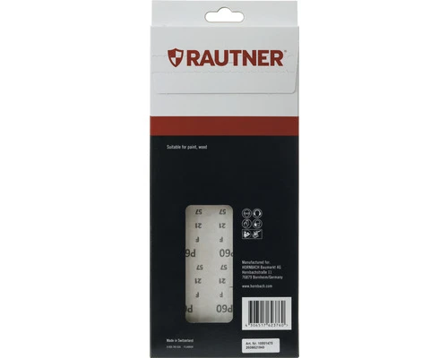 RAUTNER Schuurpapierset Alox 10-delig 115 X 280 Mm 5 RAUTNER Schuurpapierset Alox 10-delig 115 X 280 Mm - Afbeelding 3