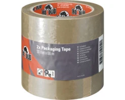 ROXOLID Verpakkingstape Bruin 60 M X 50 Mm 2 Stuks
