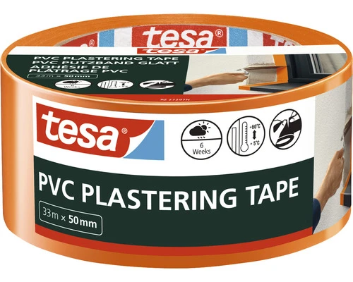 TESA PVC Pleistertape Glad Oranje 50 Mm X 33 M 5 TESA PVC Pleistertape Glad Oranje 50 Mm X 33 M - Afbeelding 3