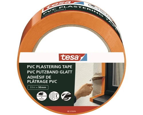 TESA PVC Pleistertape Glad Oranje 50 Mm X 33 M 4 TESA PVC Pleistertape Glad Oranje 50 Mm X 33 M - Afbeelding 2