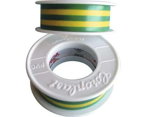 COROPLAST Isolatietape Groen/geel 4,5 M X 15 Mm 3 COROPLAST Isolatietape Groen/geel 4,5 M X 15 Mm