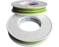 COROPLAST Isolatietape Goen/geel 25 M X 15 Mm