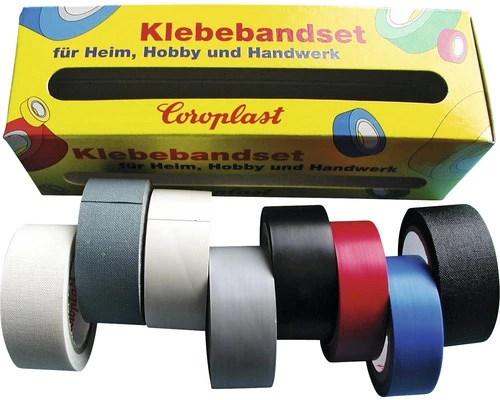 COROPLAST Isolatie- En Weefselband Set 8 Rollen 3 COROPLAST Isolatie- En Weefselband Set 8 Rollen