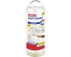 TESA Easy Cover Premium 2 In 1 Navulverpakking Tape En Afdekfolie Transparant XL 17x2,6 M