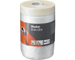 ROXOLID Schilderstape Met Folie Beige 33 M X 55 Cm