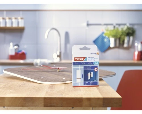 TESA Powerstrips Klevende Strips Voor Tegels & Metaal 2 Kg 9 Stuks 8 TESA Powerstrips Klevende Strips Voor Tegels & Metaal 2 Kg 9 Stuks - Afbeelding 6