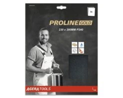 PROLINE GOLD Schuurpapier Waterproof Zwart P240 Set à 3 Stuks