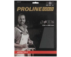 PROLINE GOLD Schuurpapier Waterproof Zwart P600