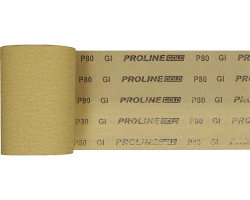 PROLINE GOLD Schuurrol P80 115 Mm X 5 M 4 PROLINE GOLD Schuurrol P80 115 Mm X 5 M - Afbeelding 2