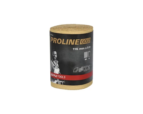 PROLINE GOLD Schuurrol P80 115 Mm X 5 M 3 PROLINE GOLD Schuurrol P80 115 Mm X 5 M