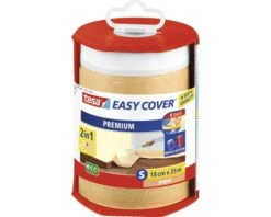 TESA Easy Cover Premium 2 In 1 Houder Met Tape En Afdekpapier Bruin 25 M X 18 Cm