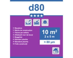 Bouwfolie Professioneel 2x5 M Transparant