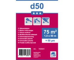 Afdekfolie Multifunctioneel Op Rol 1,5x50 M LDPE