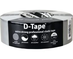 D-TAPE Permanent Duct Tape Grijs 50 M X 50 Mm