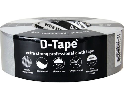D-TAPE Permanent Duct Tape Grijs 50 M X 50 Mm 3 D-TAPE Permanent Duct Tape Grijs 50 M X 50 Mm